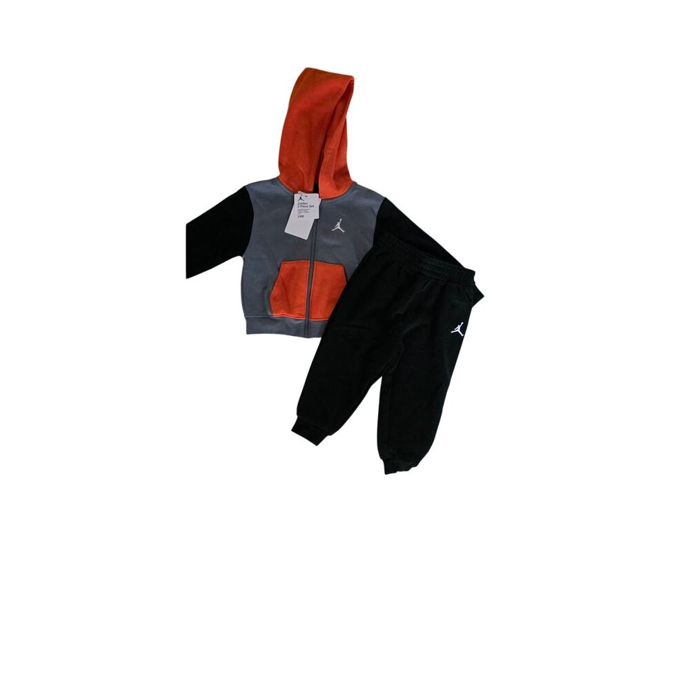 Nike Jordan 2 Piece Toddler Outfit Set 24 Months Hoodie Joggers NWT
